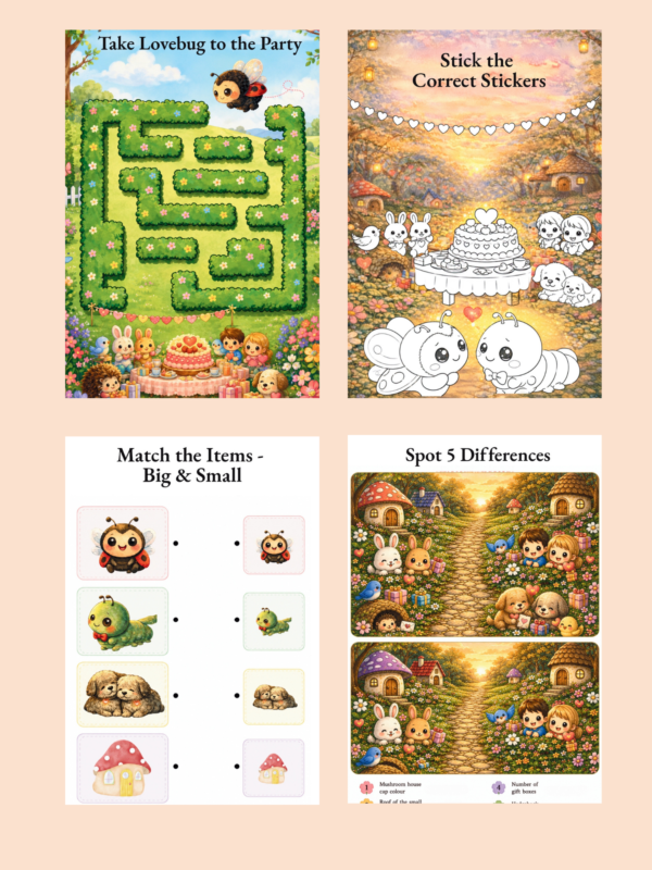 The Lovebug of Romwood – Activity Book
